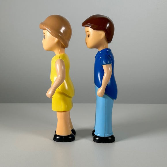 Vintage 90s Little Tikes Family Dolls Set Of 3 (93F) - Picture 3 of 9